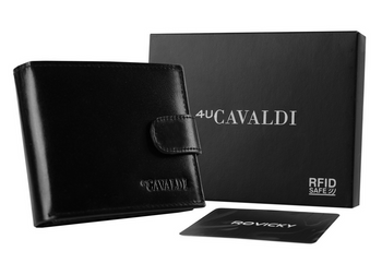 Pánska kožená peňaženka so zapínaním - 4U Cavaldi