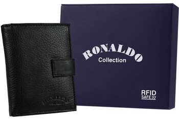 Pánska kožená peňaženka so zapínaním na zips - Ronaldo