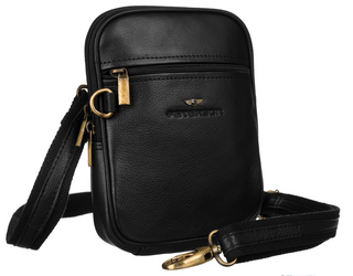 Pánska kožená taška cez rameno postbag - Peterson