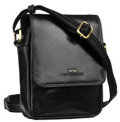 Pánska kožená taška s vreckami - Peterson