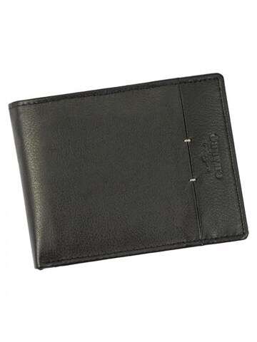 Pánska peňaženka Charro GATTEO 1373 Prírodná koža čierna