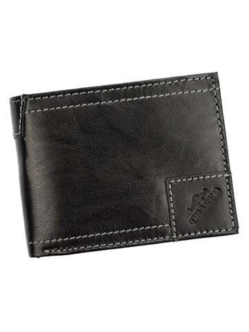 Pánska peňaženka Charro IASI 1373 Prírodná koža Black Classic