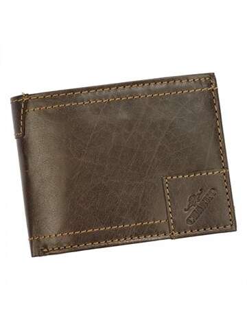 Pánska peňaženka Charro IASI 1373 Prírodná koža Tmavo hnedá