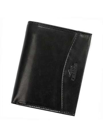 Pánska peňaženka Charro ISC 1379 Natural Leather Black Classic