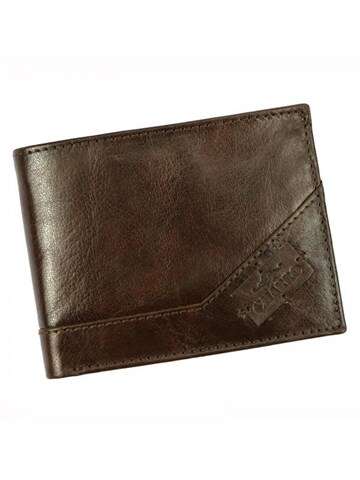 Pánska peňaženka Charro ITALIA 1123 Prírodná koža Tmavo hnedá