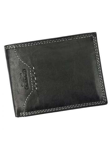 Pánska peňaženka Charro TAMPA 1373 Prírodná koža čierna