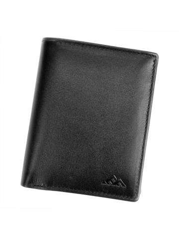 Pánska peňaženka EL FORREST 544-67 RFID Prírodná koža čierna vertikálna