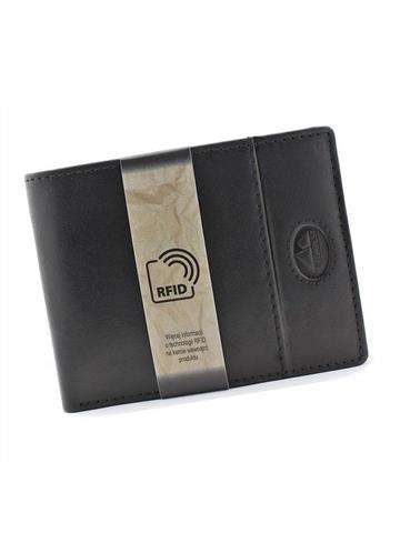Pánska peňaženka EL FORREST 892/A-61 RFID Kožená čierna s ochranou proti krádeži