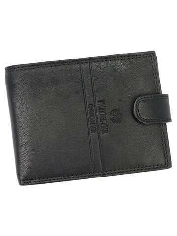 Pánska peňaženka Emporio Valentini 39 298 Natural Leather Black Classic