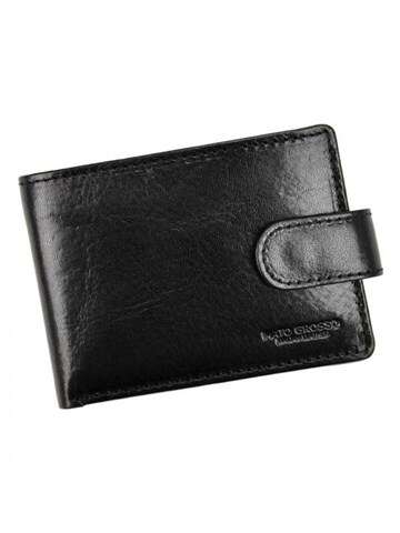Pánska peňaženka Mato Grosso 0711/17-60 RFID Prírodná koža čierna horizontálna