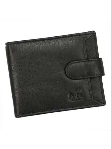 Pánska peňaženka Money Kepper CC 6001B Natural Leather Black Horizontal Medium