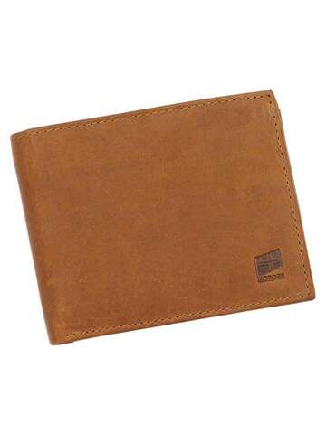 Pánska peňaženka Nordee ADL01-N992-BPull Leather Classic Dark Camel