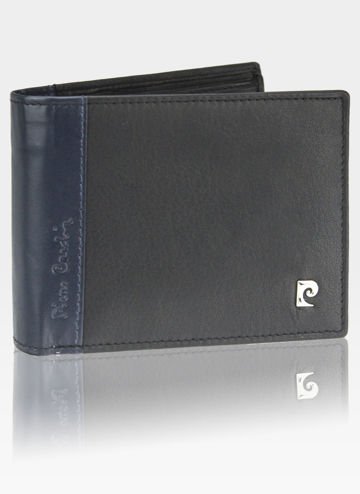 Pánska peňaženka Pierre Cardin Kožená horizontálna čierna Tilak30 8805