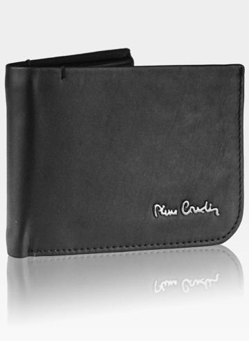 Pánska peňaženka Pierre Cardin Kožená horizontálna čierna Tilak35 8804