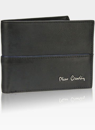 Pánska peňaženka Pierre Cardin Kožená horizontálna čierna Tilak38 8804