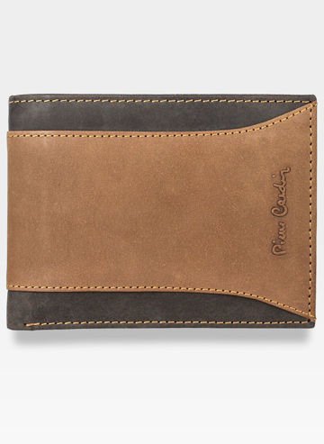 Pánska peňaženka Pierre Cardin Leather Horizontal Brown Hunter Tilak13 8805