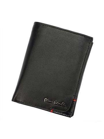 Pánska peňaženka Pierre Cardin TILAK75 326 z pravej kože čierna vertikálna RFID SECURE