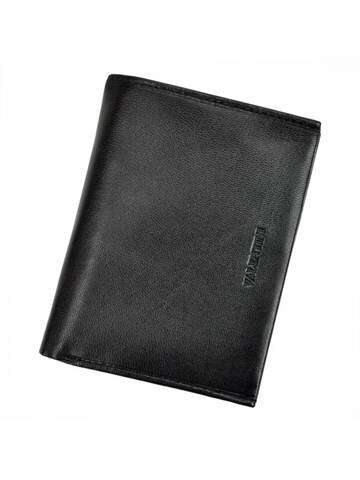 Pánska peňaženka Valentini 306 475 Natural Leather Black Classic