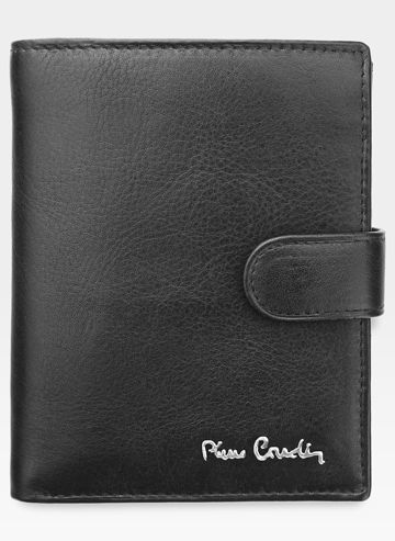 Pánska peňaženka na zips Pierre Cardin Kožená čierna Tilak06 331A Box Protection RFID