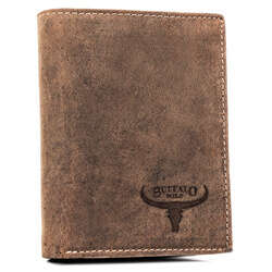 Pánska peňaženka z prírodnej nubukovej kože - Buffalo Wild