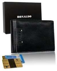 Pánska veľká kožená peňaženka, horizontálna - Ronaldo