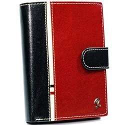 Pánska vertikálna dvojfarebná peňaženka z prírodnej kože RFID - Rovicky