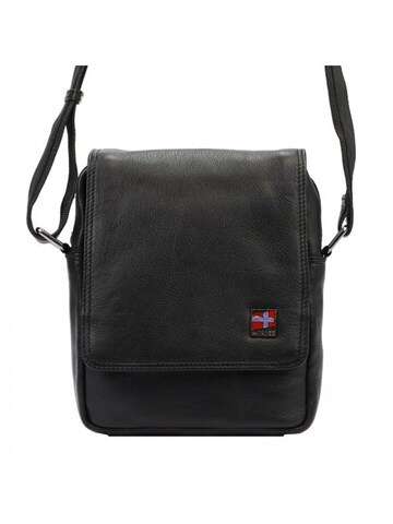 Pánske tašky Nordee MSD-02 GM03 NAPPA Prírodná koža Black Crossbody