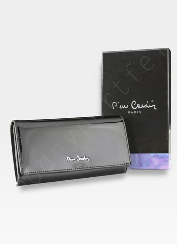 Pierre Cardin 05 LINE 102 Dámska peňaženka z prírodnej kože Large Black Orientation