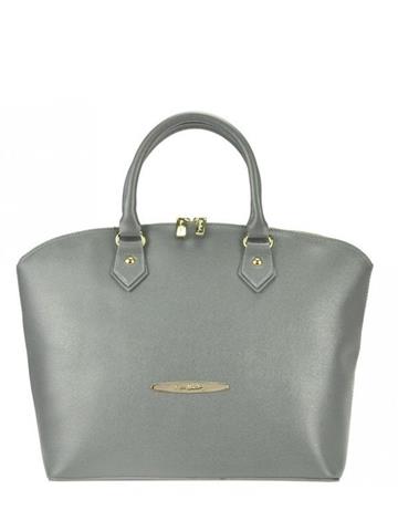 Pierre Cardin FRZ 1350 FRENZY Dámska kožená kabelka Shopperbag Dark Grey