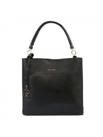 Pierre Cardin GN08 6255 Dámska taška z eko kože Shopperbag Black s nastaviteľným popruhom