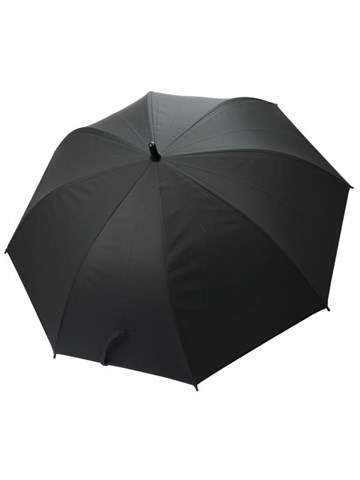 Pierre Cardin OMB-09 Veľký čierny polyesterový dlhý poloautomatický dáždnik