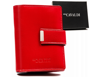 Priestranná dámska kožená peňaženka so zapínaním - 4U Cavaldi
