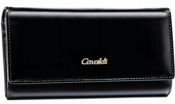 Rozšírená dámska peňaženka z prírodnej a ekokože so zapínaním na patentku - 4U Cavaldi