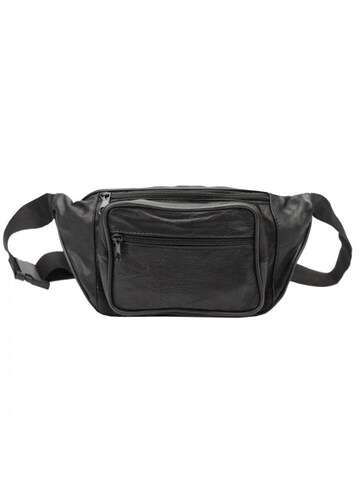 Sachet Albatross SM-P-2 Kidney Pocket Eco Leather Black Small Crossbody Nastaviteľný popruh