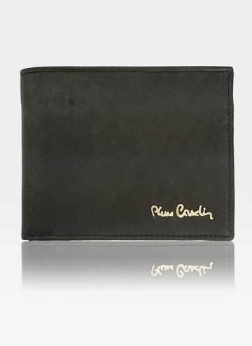 Small CienKI Pánska peňaženka Pierre Cardin Leather Tilak28 8824 RFID Black