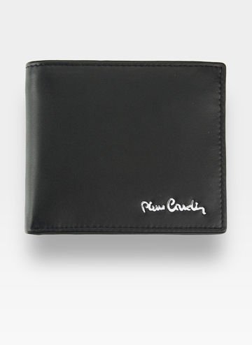 Small I CienKI Pánska peňaženka Pierre Cardin Black Leather Tilak09 8824