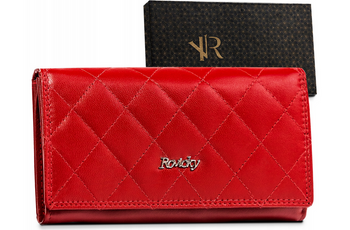Veľká dámska kožená peňaženka so systémom RFID - Rovicky