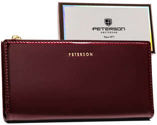 Veľká dámska peňaženka z ekologickej kože - Peterson