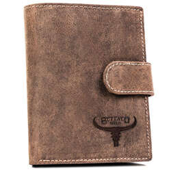 Veľká pánska peňaženka z prírodnej nubukovej kože - Buffalo Wild
