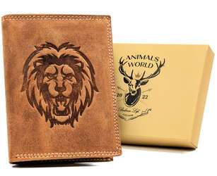 Veľká vertikálna pánska peňaženka z pravej kože - Always Wild