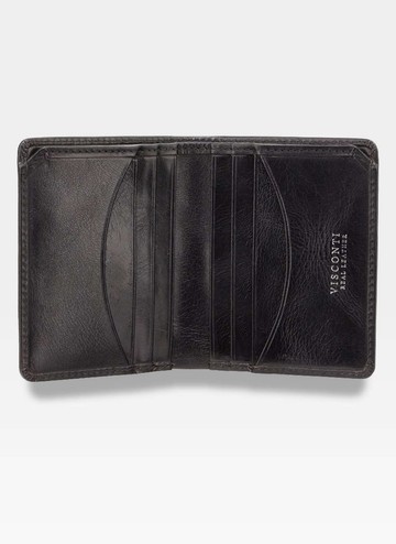 Viscont Secure Pánska kožená peňaženka čierna RFID TSC39
