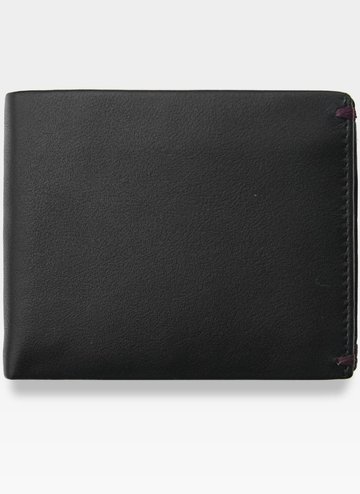 Visconti Alpine AP62 Pánska kožená peňaženka Black + Purple