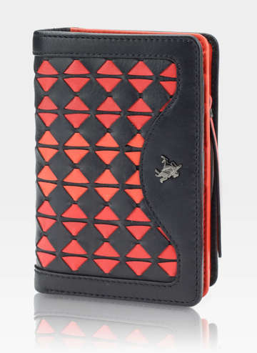 Visconti BR-75 Dámska kožená peňaženka červená