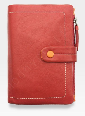 Visconti Dámska kožená peňaženka M87 Red Multi