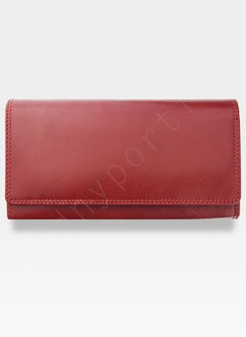 Visconti Dámska talianska kožená peňaženka MONZA MZ10 Red