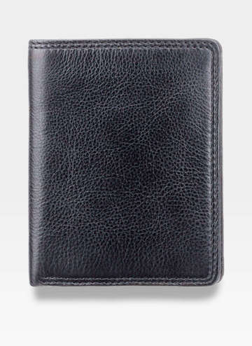 Visconti Heritage HT6 Pánska malá kožená peňaženka čierna