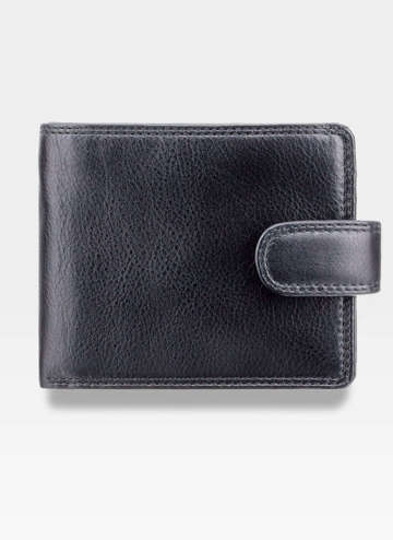 Visconti Heritage HT9 Pánska stredná kožená peňaženka čierna