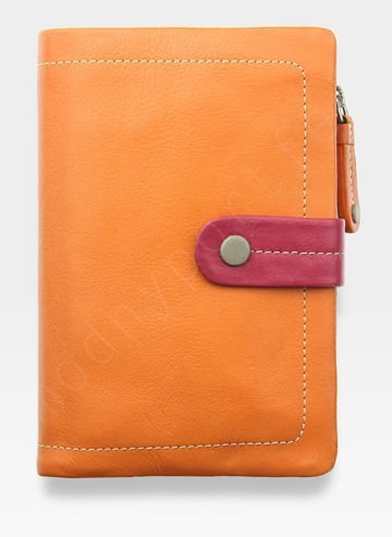 Visconti M87 Dámska kožená peňaženka Orange multi