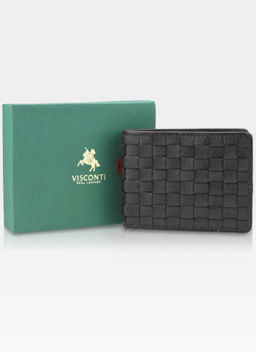 Visconti Pánska kožená peňaženka PT105 Black