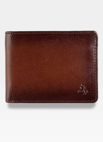 Visconti Pánska malá kožená peňaženka AT63 Brown